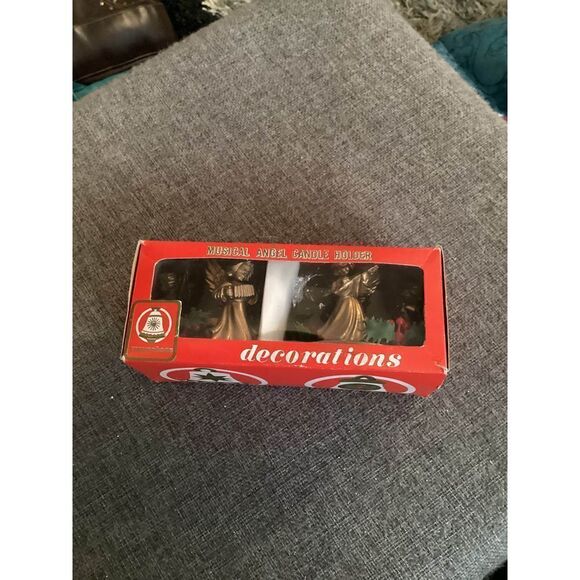 VTG Musical Angels Candleholders - Picture 3 of 9